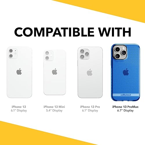 Miniatura 2 de cellhelmet Altitude X Series - Funda para iPhone 13 Pro Max, como se ve en Shark Tank, en paquete al por menor, color azul