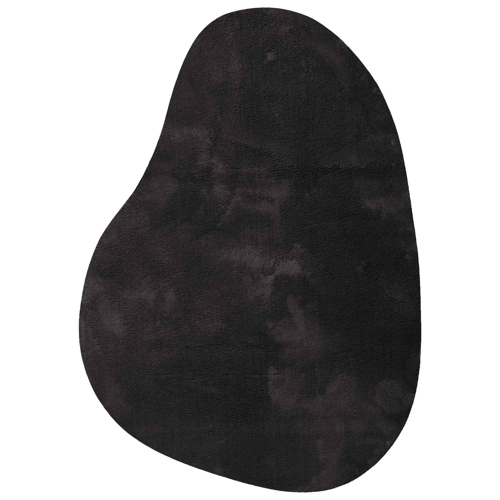 Tapis lavable et antidérapant de série HUARTE noir 160x230cm