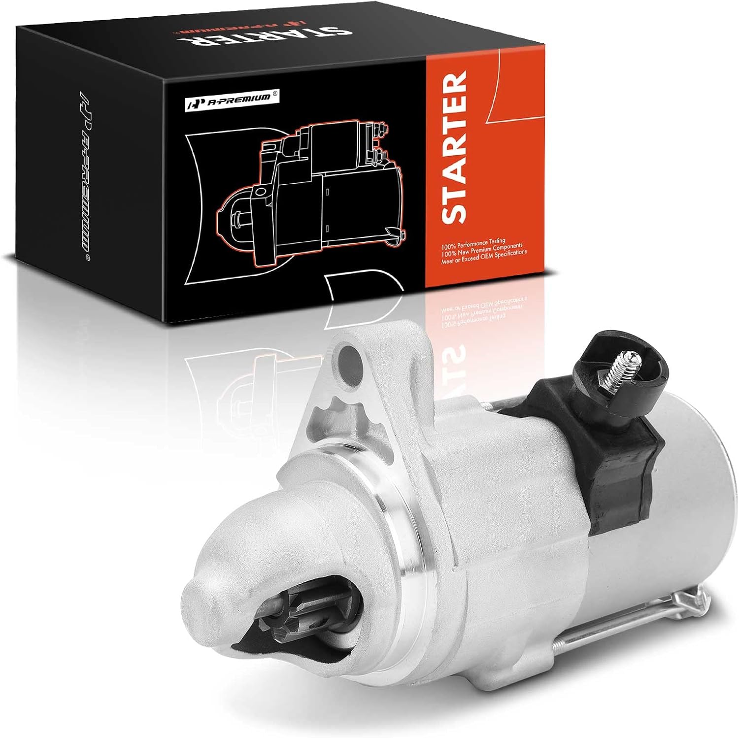 A-Premium Starter Motor Compatible with Honda Fit 2015 2016 2017 2018 2019 2020 1.5L, 12V 1.2KW 9-Teeth Clockwise