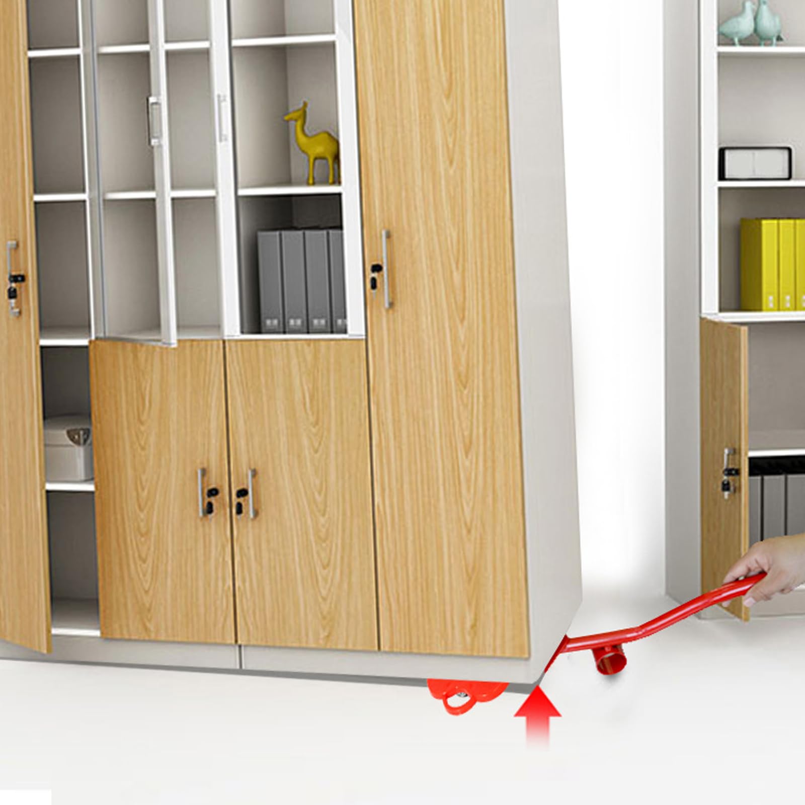Set di rulli mobili resistenti – Pulegge portatili per sollevamento e trasporto senza sforzo – perfetto per servizi di trasloco a casa e movimentazione di oggetti pesanti