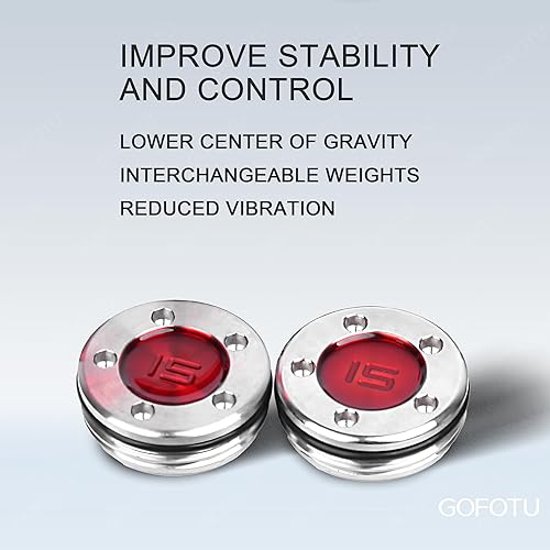 Miniatura 7 de 2 pesos personalizados de golf de 1.2 a 1.57 oz (1.49 a 1.57 oz), compatibles con Titleist Scotty Cameron Golf Club Putters Newport Red (2 unidades