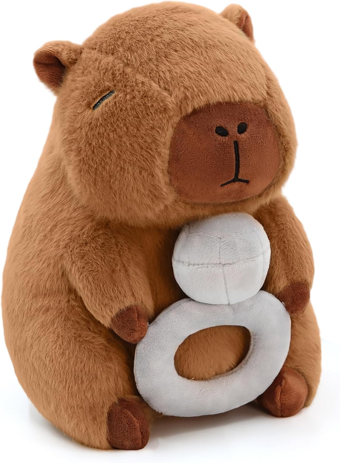Valentines Stuffed Animal - Cute Capybara Plush with Diamond - 13-inch Kawaii Capybara Stuffed Animal Pillow Soft Stuffed Plushies Toy for Romantic Sweet Gifts for Her