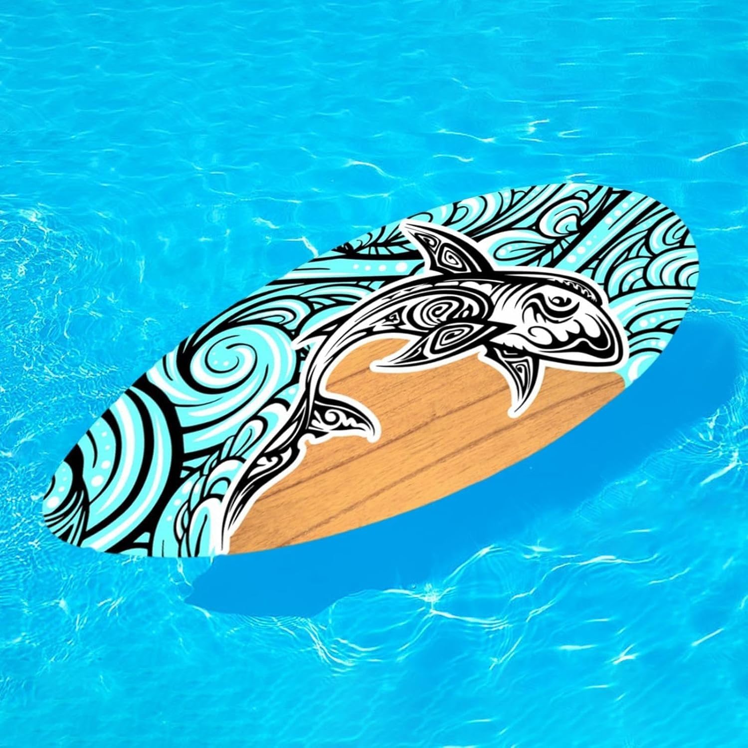 SIMPLETEK - Skimboard Tavola da Surf per Bambino 89 x 50 cm 680 grammi Spiaggia Gioco Bambini Sport Acqua Mare