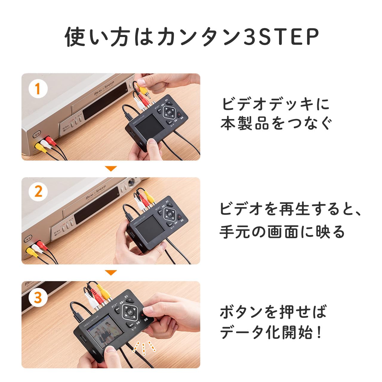 ビデオキャプチャー AV入力 HDMI出力 Amazon | イーサプライ ビデオキャプチャー 小型 RCA AV S端子 HDMI