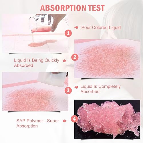 Miniatura 2 de Rocinha Cambiadores desechables para bebé, paquete de 100 fundas impermeables para cambiador de pañales, almohadillas transpirables, protector de