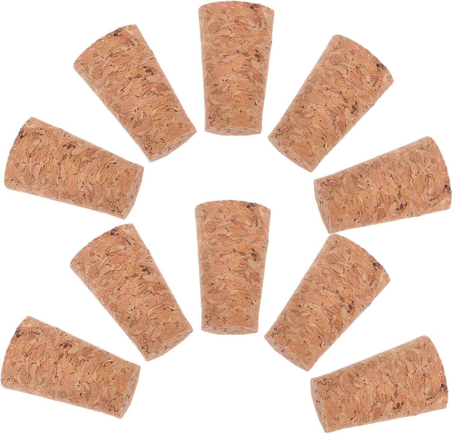 ABOOFAN 100pcs Cork Stoppers for Wine Bottles Cork Wine Bottle for Diy Crafting Preservation for Opened Beverages Home Restaurants and Events