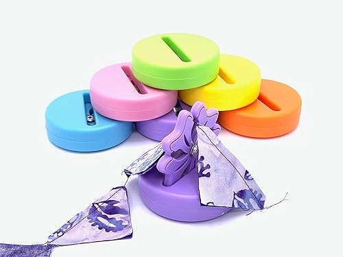 Purple Hobbies - Cortador de rosca con una funda magnética para cuchillas rotativas (naranja, hoja de 1.772in)