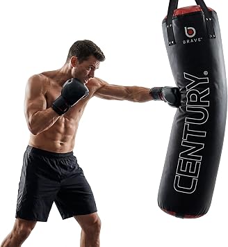 Century Brave Hanging Punching Bag | 70lb Training Bag | Made in The USA | Hanging Boxing Bag for MMA, Karate, Judo, Muay Thai, Kickboxing, Self Defense Training for Training at Home or Gym