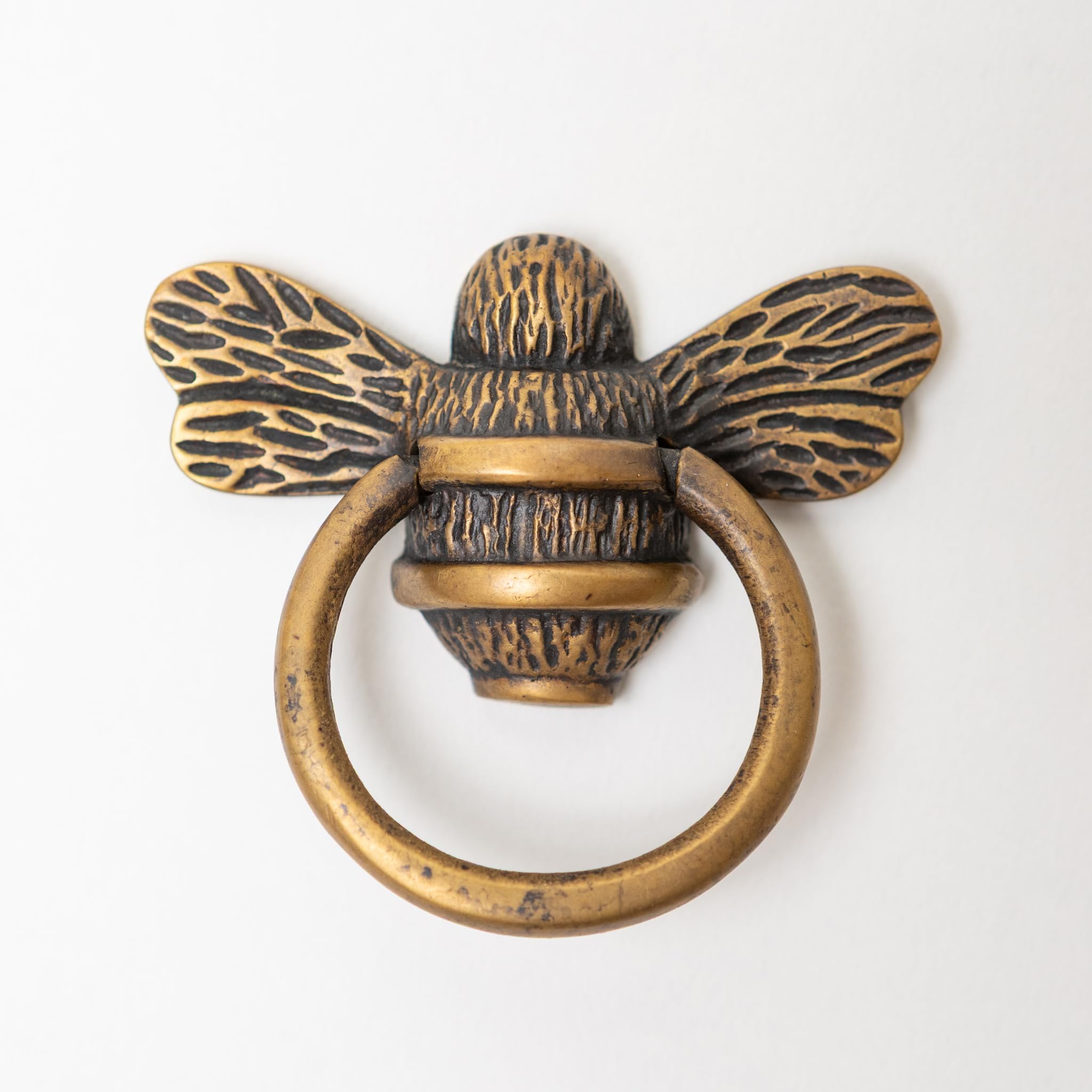 Brass bee Bee Ring Drawer Pulls Drawer Knob| Antique Drawer Handle Solid Cabinet knob | Cupboards Doors Cabinets