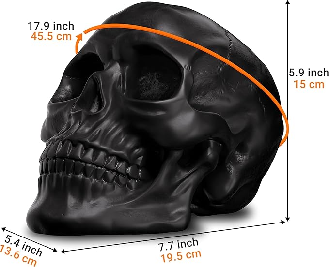 Figura de Calavera de Resina para Decoración miniatura 3