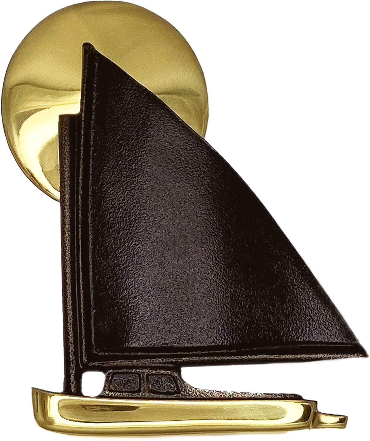 Catboat at Sunset Door Knocker - Brass/Bronze (Premium Size)