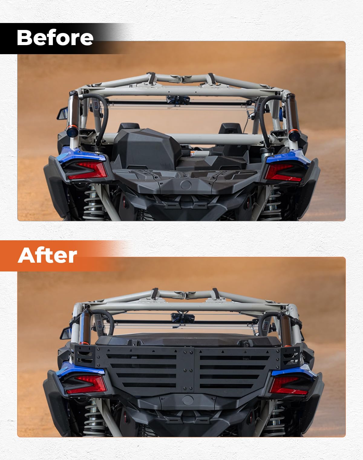 KEMIMOTO X3 - Puerta trasera compatible con Can-Am Maverick X3 y Max 2017-2026, accesorio de extensión segura de carga