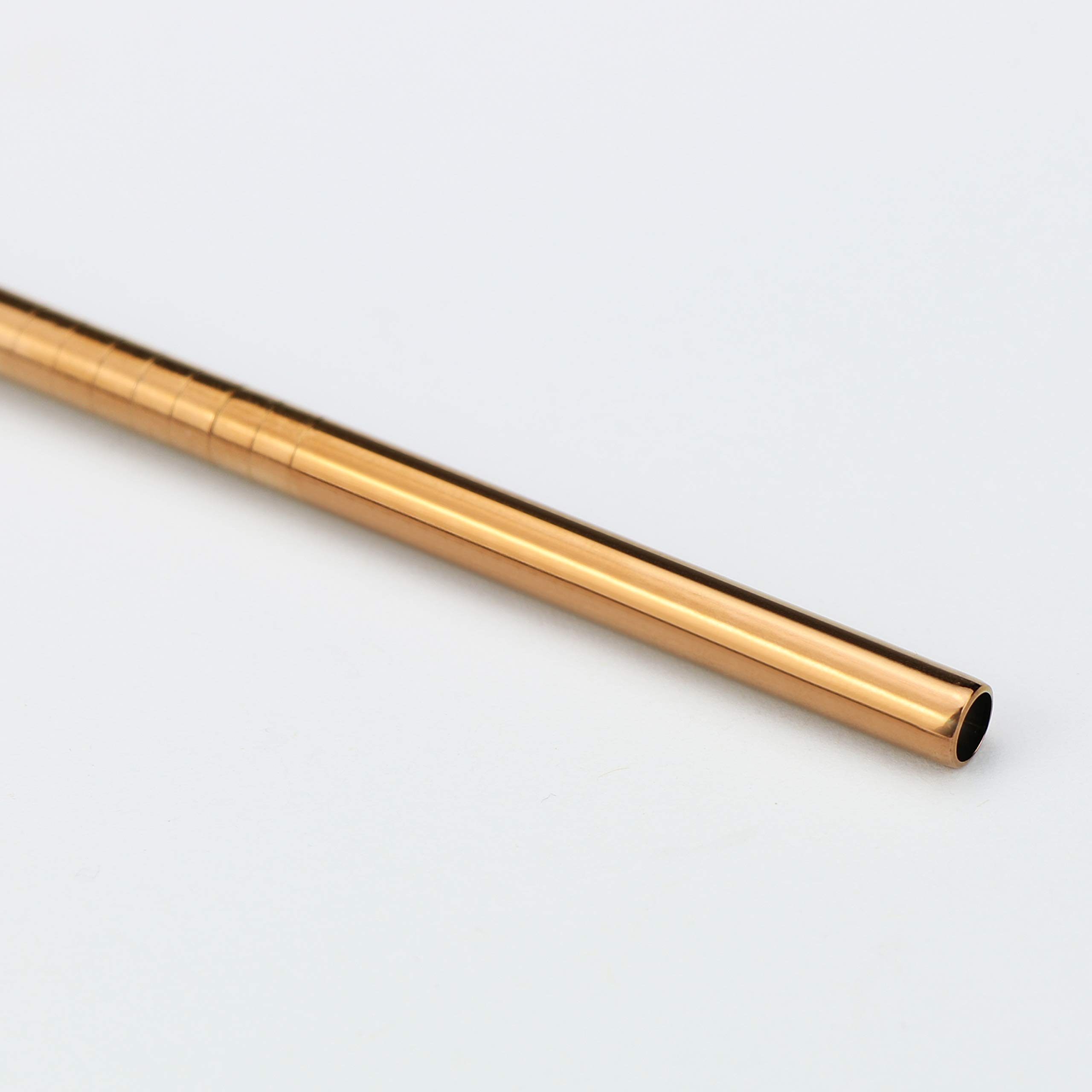 Cannucce In Acciaio Inox Riutilizzabili - 5 Pezzi, 21.5 Cm, Con Spazzola Di Pulizia - Foto 2