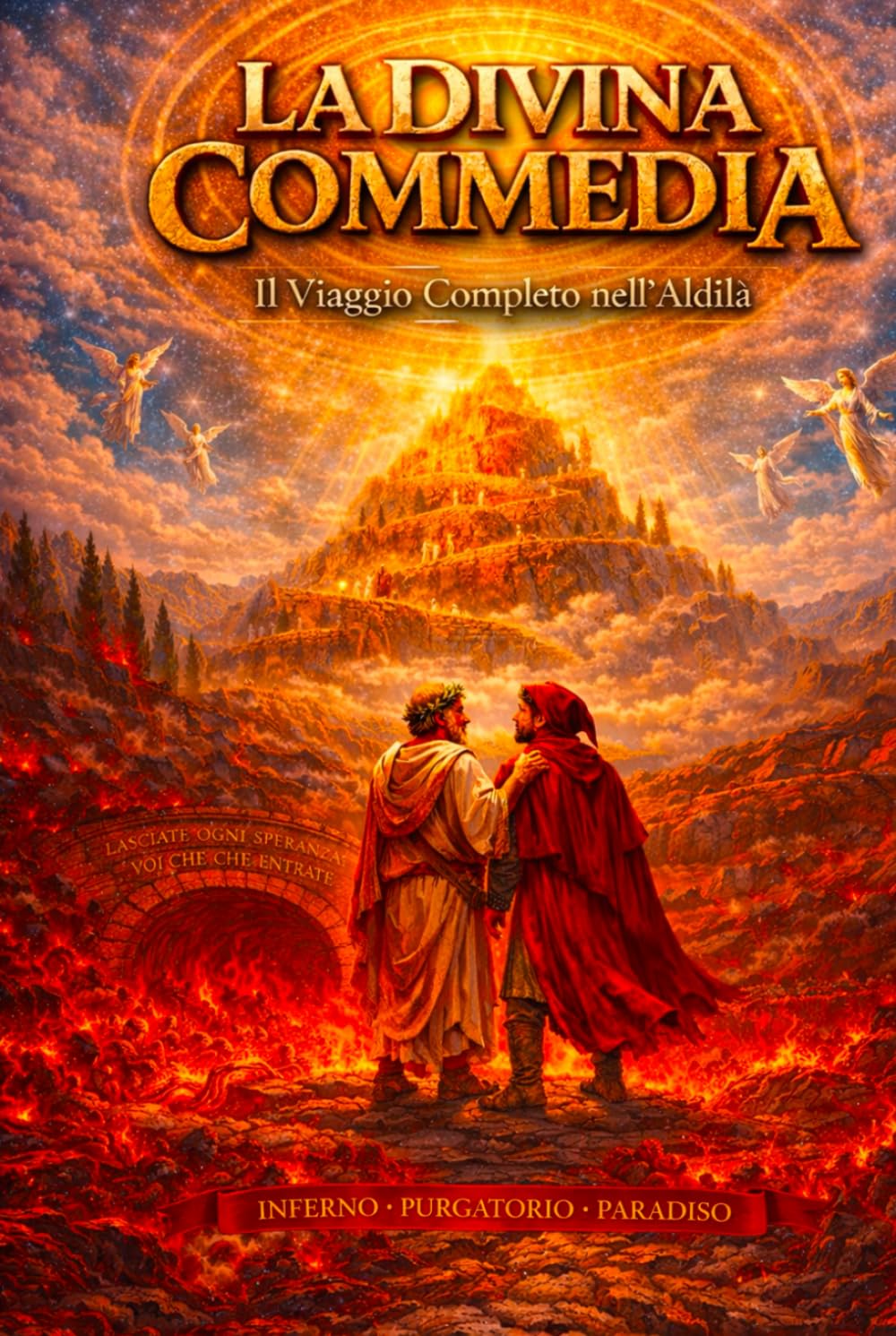 La Divina Commedia: Il Viaggio Completo: La Divina Commedia di Dante in lingua moderna — Edizione Integrale