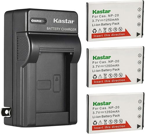 Miniatura 8 de Kastar 1-Pack Battery and AC Wall Charger Replacement for Casio Exilim EX-Z70 Exilim EX-Z75 Exilim EX-Z77 Exilim EX-M1 Exilim EX-M2 Exilim EX-M20