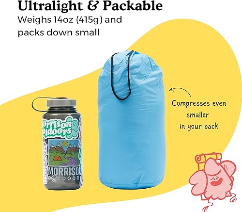 Miniatura 4 de Mighty Mo - Saco de dormir para niños de 4 a 6 años. El saco de dormir para acampar más cálido y ligero para niños de 4 a 6 años.
