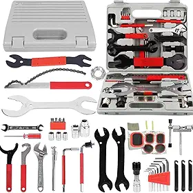 Maleta Kit Ferramentas para Bike com 44 Peças - Manutenção Completa MTB Speed Profissional 