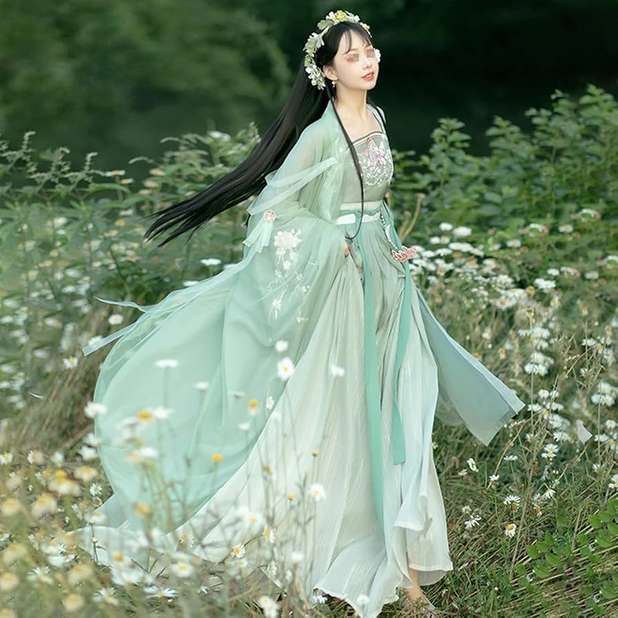 Chinese Classic Tang Suit Women's Winter Clothes Chinese Retro Open Button Green Wool Wool