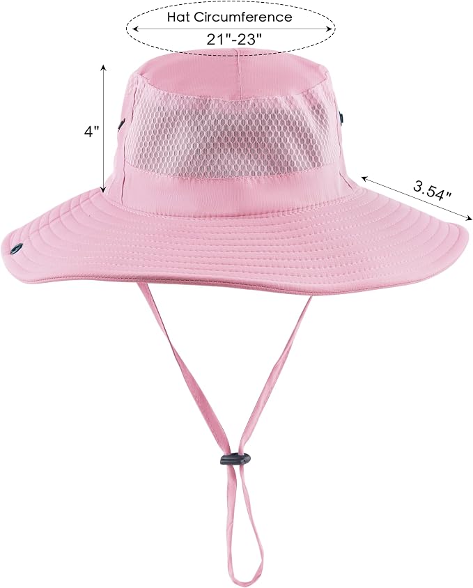 Sombrero de verano para mujer con ala ancha y protección UV miniatura 2