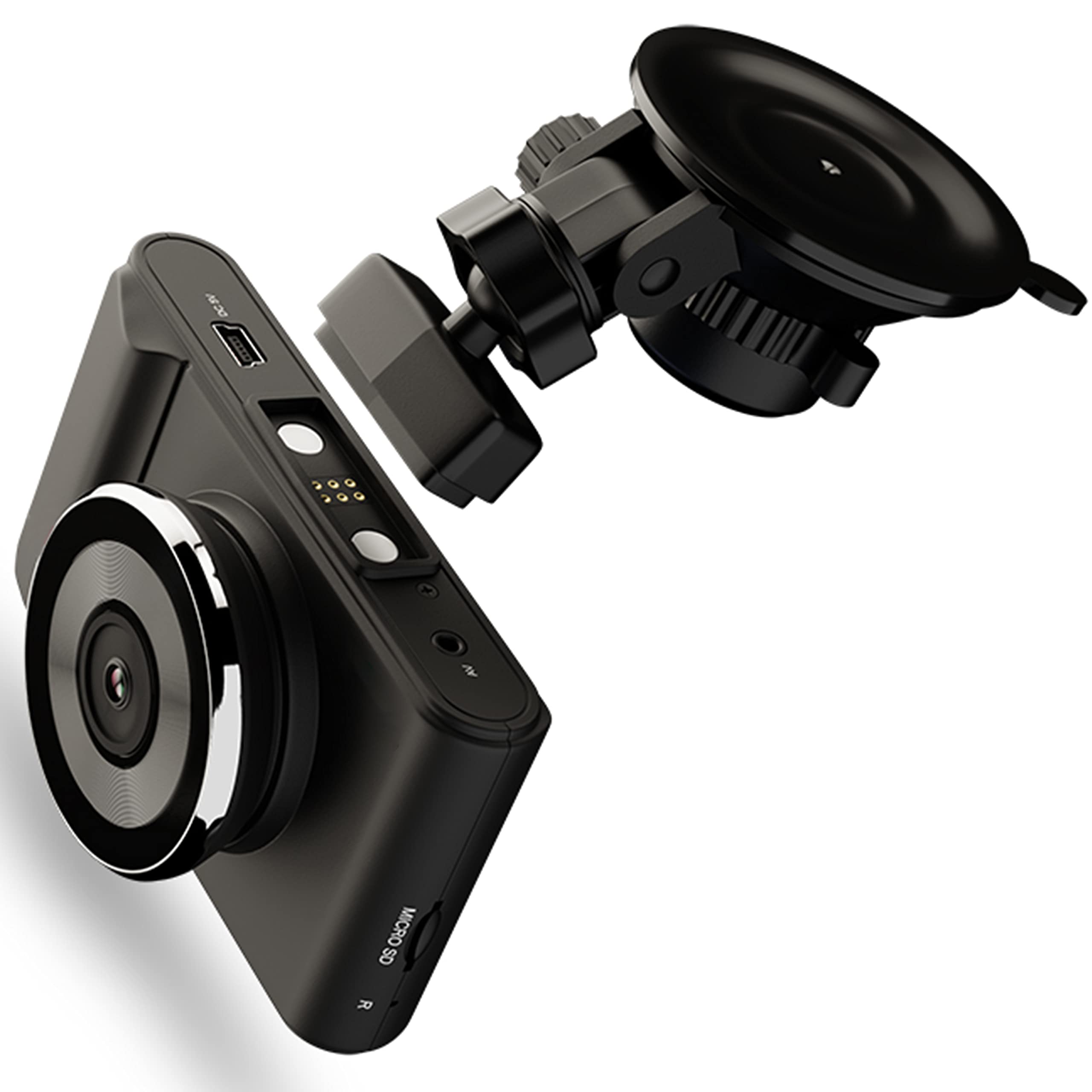 Simpletek – Doppia Dash Cam Videocamera da Auto DVR con Schermo e Retrocamera per Retromarcia