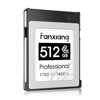Amazon | fanxiang CFexpress TypeB 512GB カード PCle Gen3x2