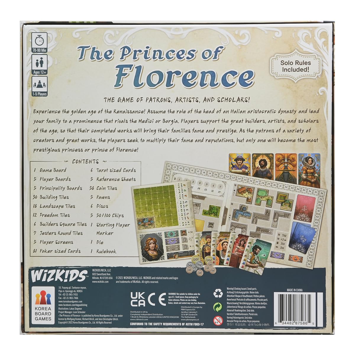 (未使用･未開封品)　Princes of Florence Board Game gsx453j Amazon.com: Rio Grande Games Princes of Florence : Toys & Games