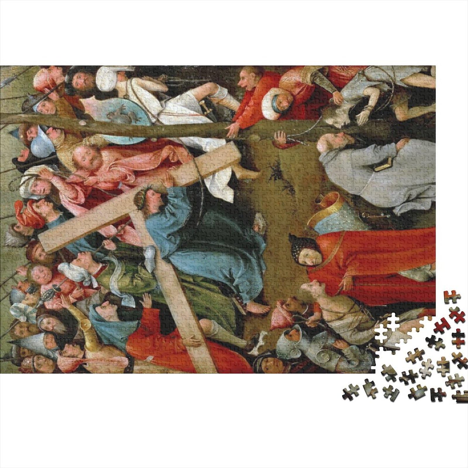 Hieronymus Bosch World Famous Paintings 1000 Piece Adult Puzzle - Oil Painting Jigsaw Wooden Puzzle, Museum Game Toys