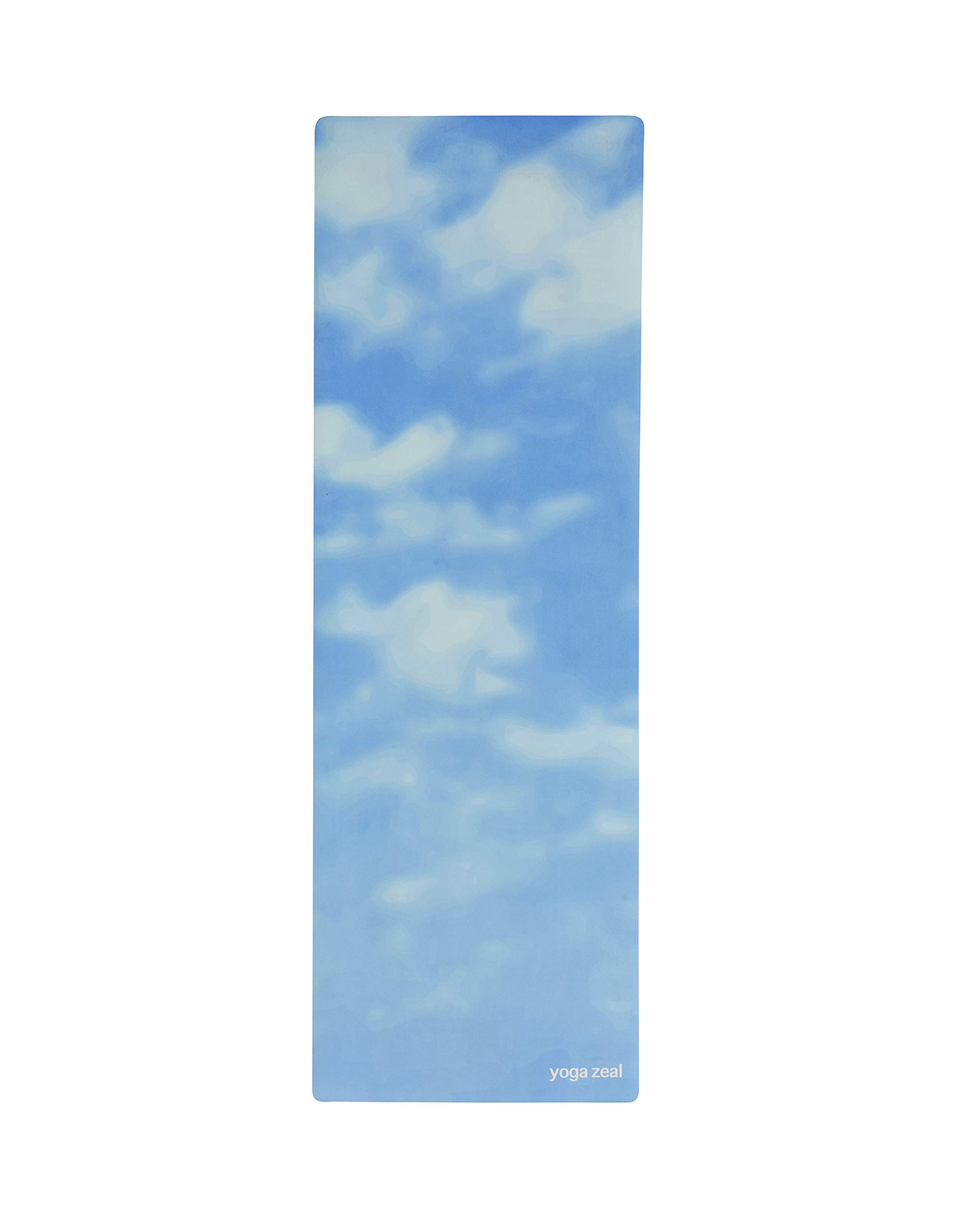 Yoga Mats By Yoga Zeal - Luxuriously Soft, Thick, Non-Slip, Hot Yoga Mat. Eco Printed. Designed to grip better with a sweaty yoga practice!