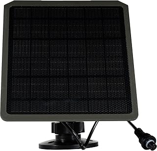 GardePro SP350 Solar Panel for Trail Camera, Built-in 5200mAh Rechargeable Battery, 12V/1A, 9V/1.3A, 6V/2A, Plug 5.5x2.1mm | 4.0x1.7mm, Waterproof