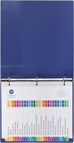 Miniatura 7 de Avery Índice, divisores de contenido, 26 pestalas (11125)