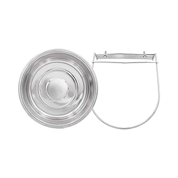 Fuzzy Puppy Pet Products CCCH-64 Coop Cup Pet Bowl with Clamp Holder, 64 oz