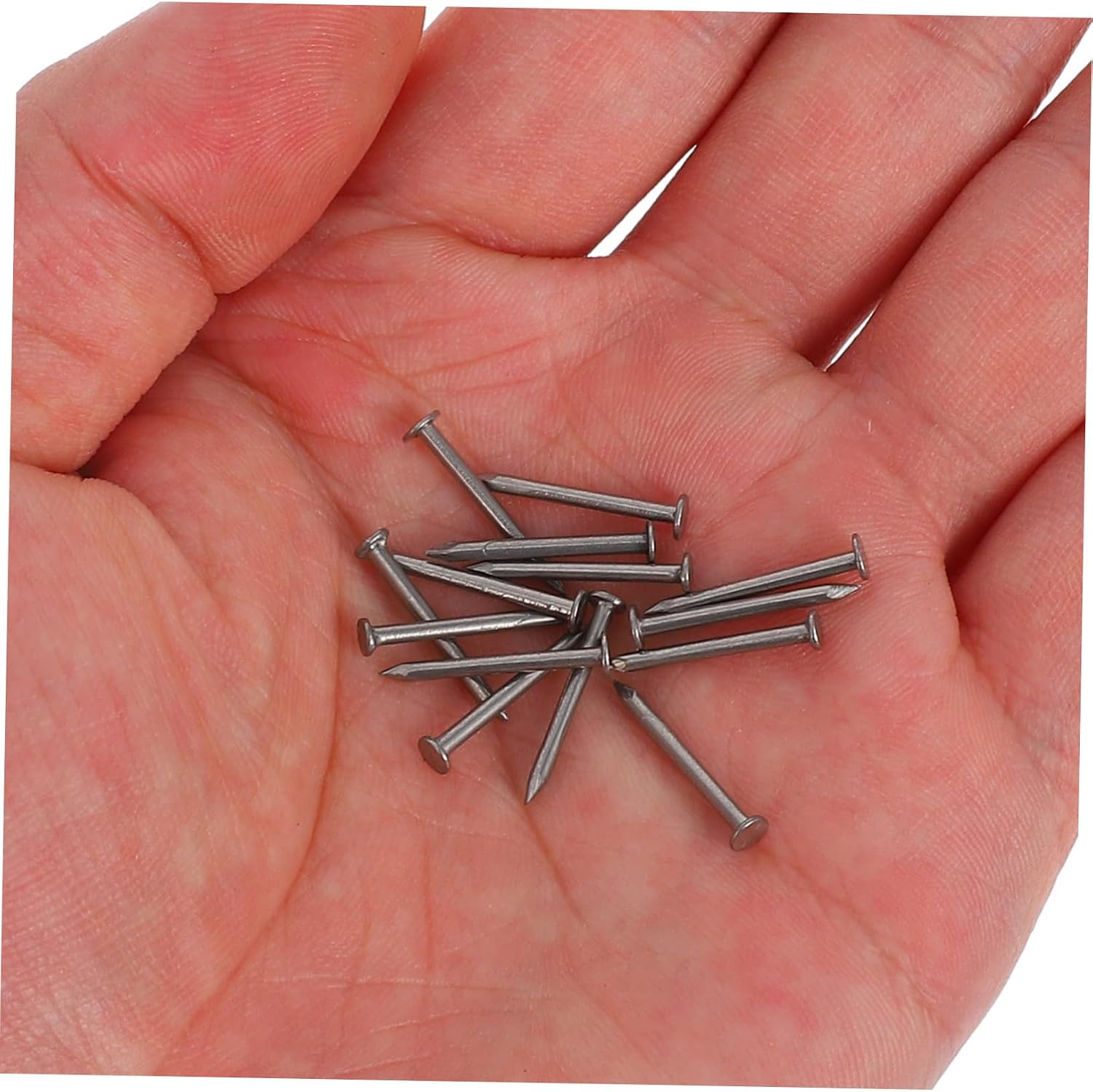 1bag Stainless Steel Wall Nails for Cement Strong and Straight Small Nails for Woodworking and Handicrafts Per Easy to Use and Replace
