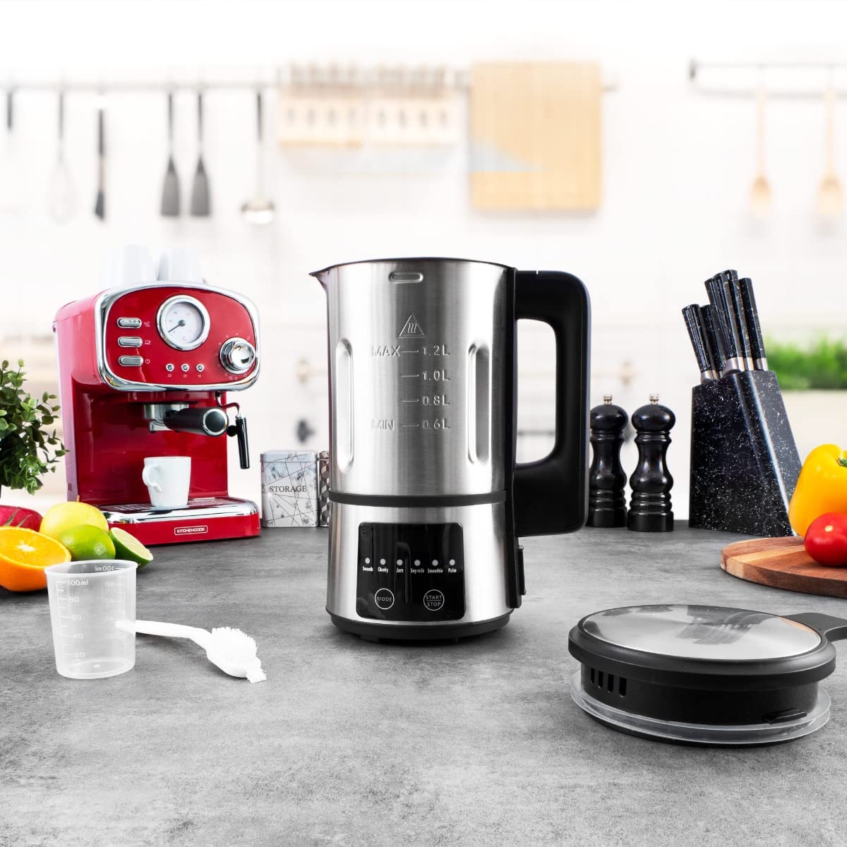 Blender Chauffant Et Soup Maker Inox Creamix Kitchencook