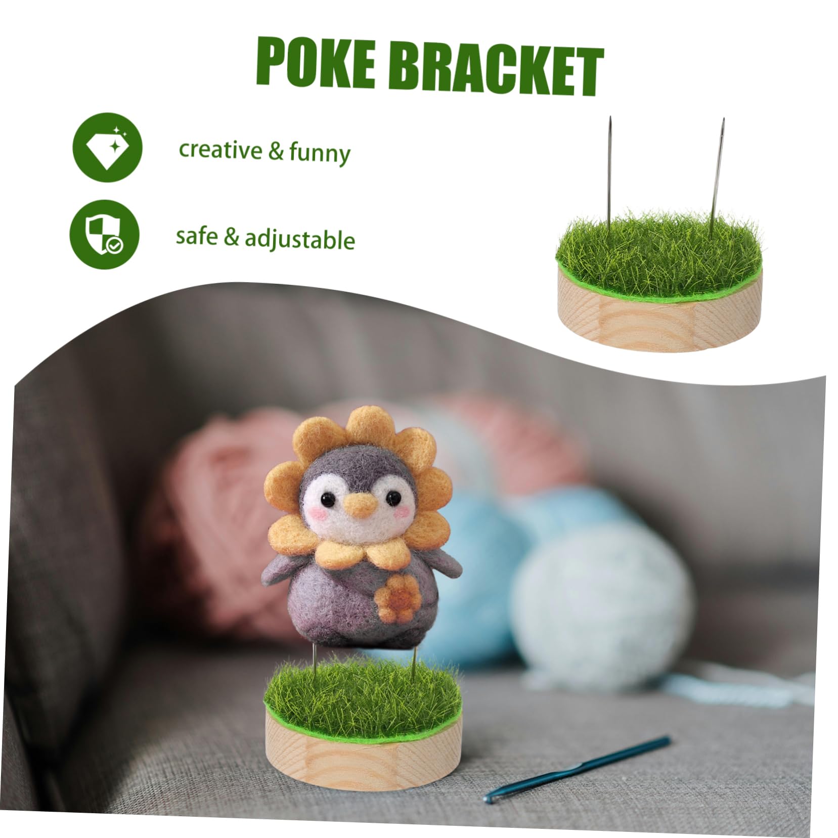 Gadpiparty 4 Juegos Soporte De Fieltro De Lana De Muñecas Soportes Mostrar Soporte Para Muñecas De Fieltro Soporte De Titular De Muñecas Poseedor Pararse El Plastico