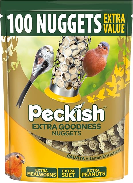 Peckish Extra Goodness High Energy Suet Nuggets for Wild Birds 100 in pack