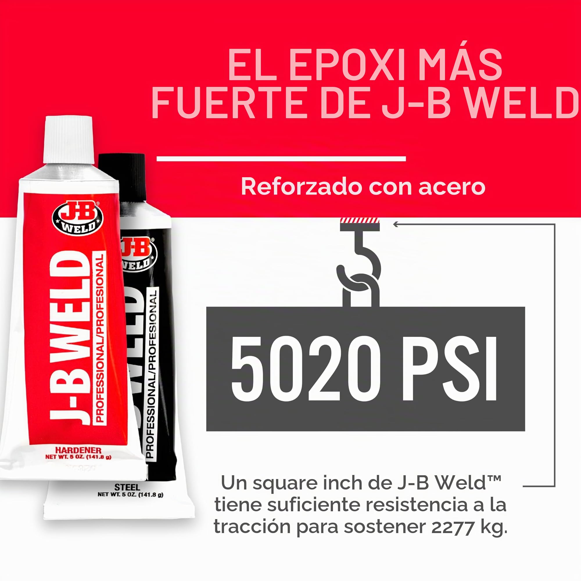J-B Weld Resina original epoxy de soldadura en frío