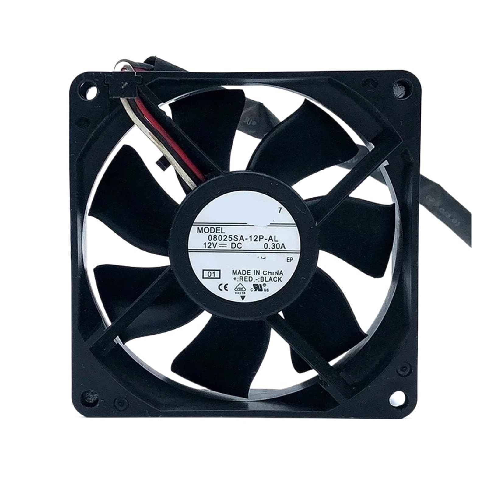 KNIUWMBMH 08025SA-12P-AL 8025 12V 8CM 80mm Cooling Fan