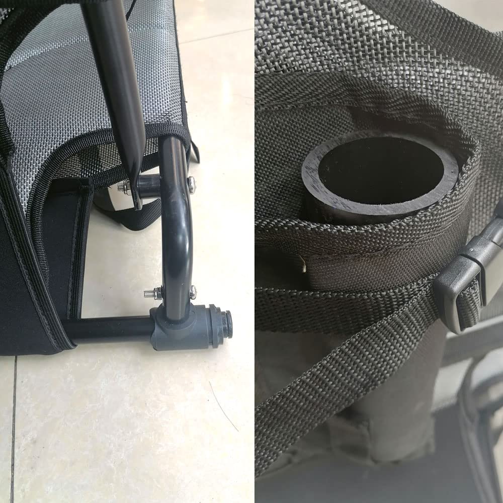 Aluminium Kajak Angelstuhl Sit On Top Rückenlehne Sitz Aufblasbares Boot Leichter Stuhl Mit Angelrutenhalter Für Paddelbrett