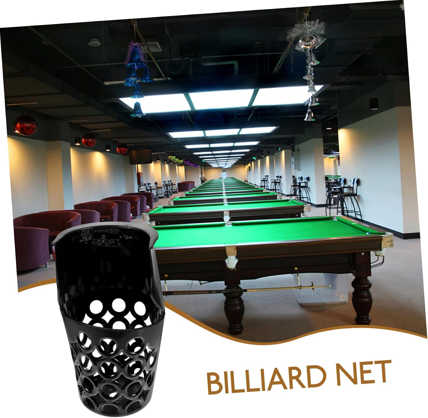 Pool Table Accessories Billiard Drop Basket Pp Storage Snooker Table Pockets