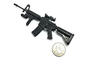 1/6 Scale MK18 Assault Rifle Carbine Toy Gun for 12-Inch Action Figures