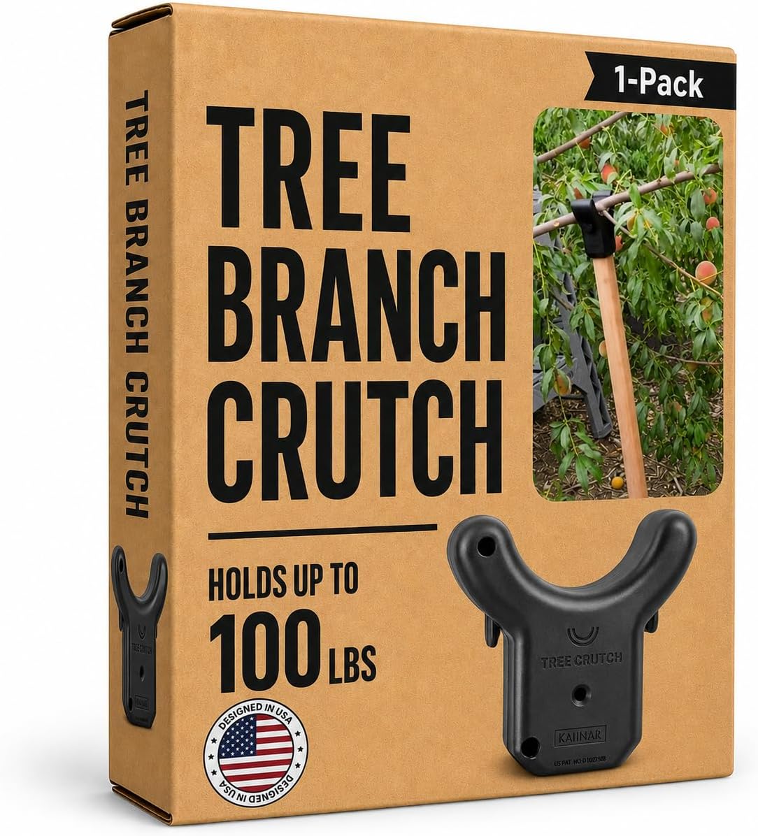 Tree Branch Crutch – Prevent Broken Limbs - Pole Sold Separate (1-Pack)