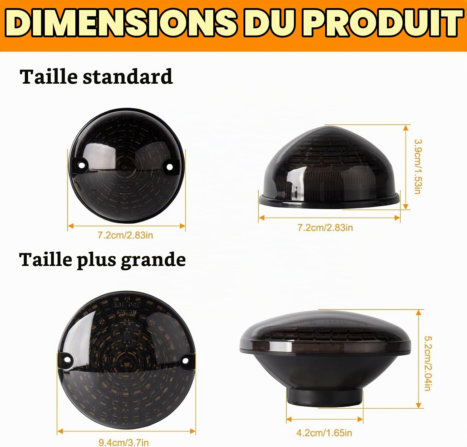 10 PCS Defender Kits de mise à jour de lumière LED,phares avant blancs, arrière rouges,latéraux orange et de verres noir fumé, avec module clignotant LED CF14,for Land Rover Defender 90/110 1990-2016
