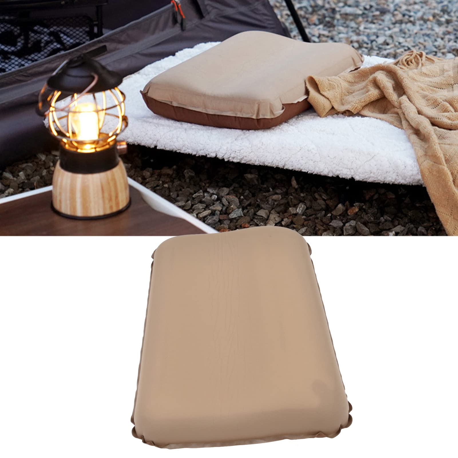 Oreiller De Camping, Oreiller Gonflable, Oreiller Gonflable Compact Imperméable Doux, Oreiller De Voyage Gonflable Portable Compressible, pour Voiture De Camping De Voyage