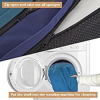 Vista 459 de Comfort Expression - Cama ortopédica para perros extragrandes, 53 x 42 pulgadas, cama impermeable y de apoyo de espuma con cojines removibles