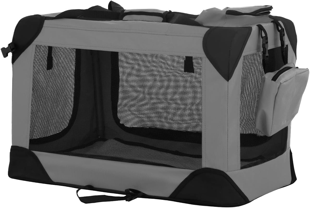 BestPet 24 inch Collapsible Dog Crate for Small Dogs, 3
