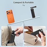 Vista 4 de VRIG TP29 Mini trípode extensible para cámara, portátil con mango pequeño, para cámara web de escritorio, selfie, trípode para DJI Osmo Action