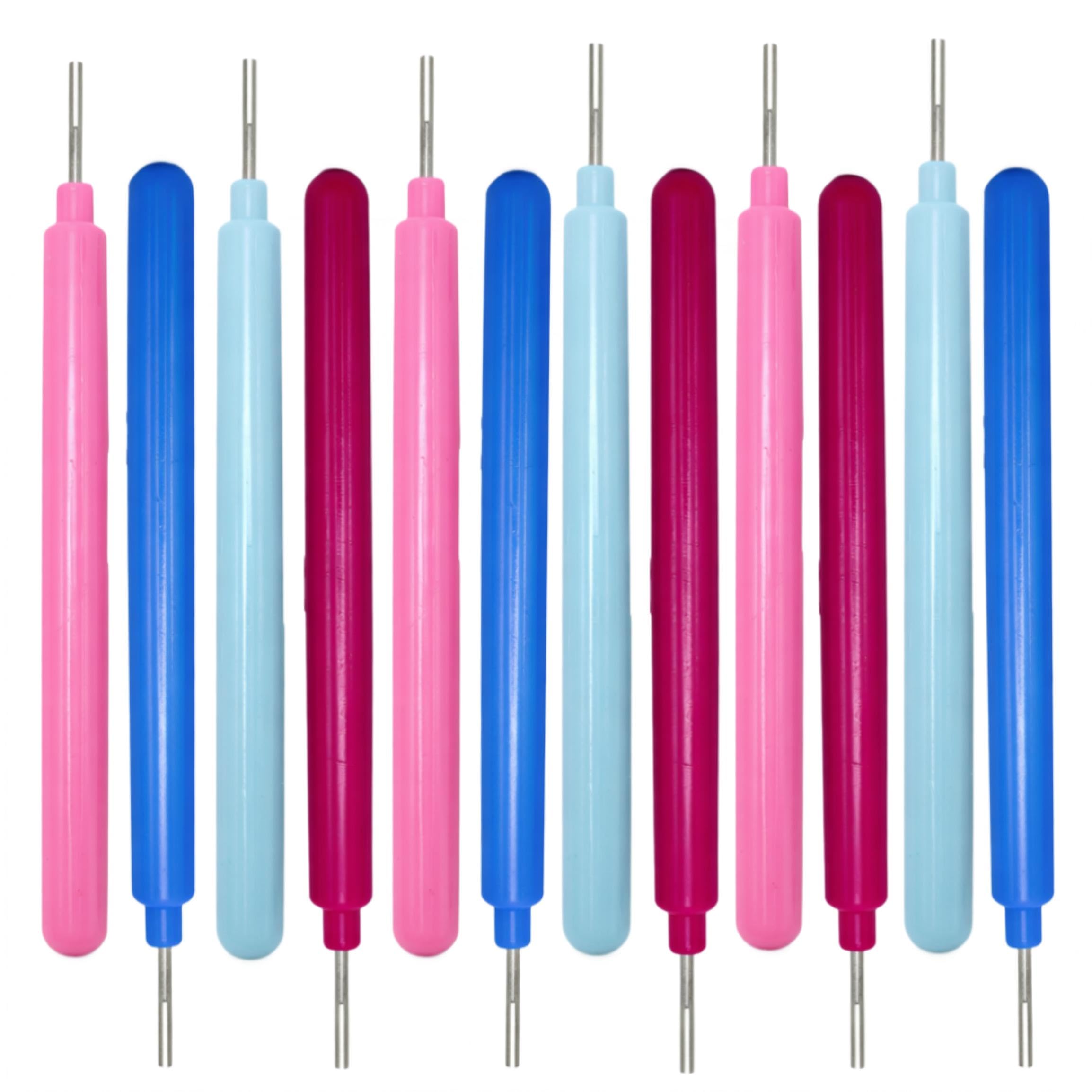 Trifletopia Multicolor 12 Pieces Paper Quilling Tools – 4 Colors Slotted Quill Pen Kit For Rolling And Curling Paper – Diy Art Craft Handmade Quilling Kit For Scrapbooking, Card Making, Paper Crafts And Creative Projects
