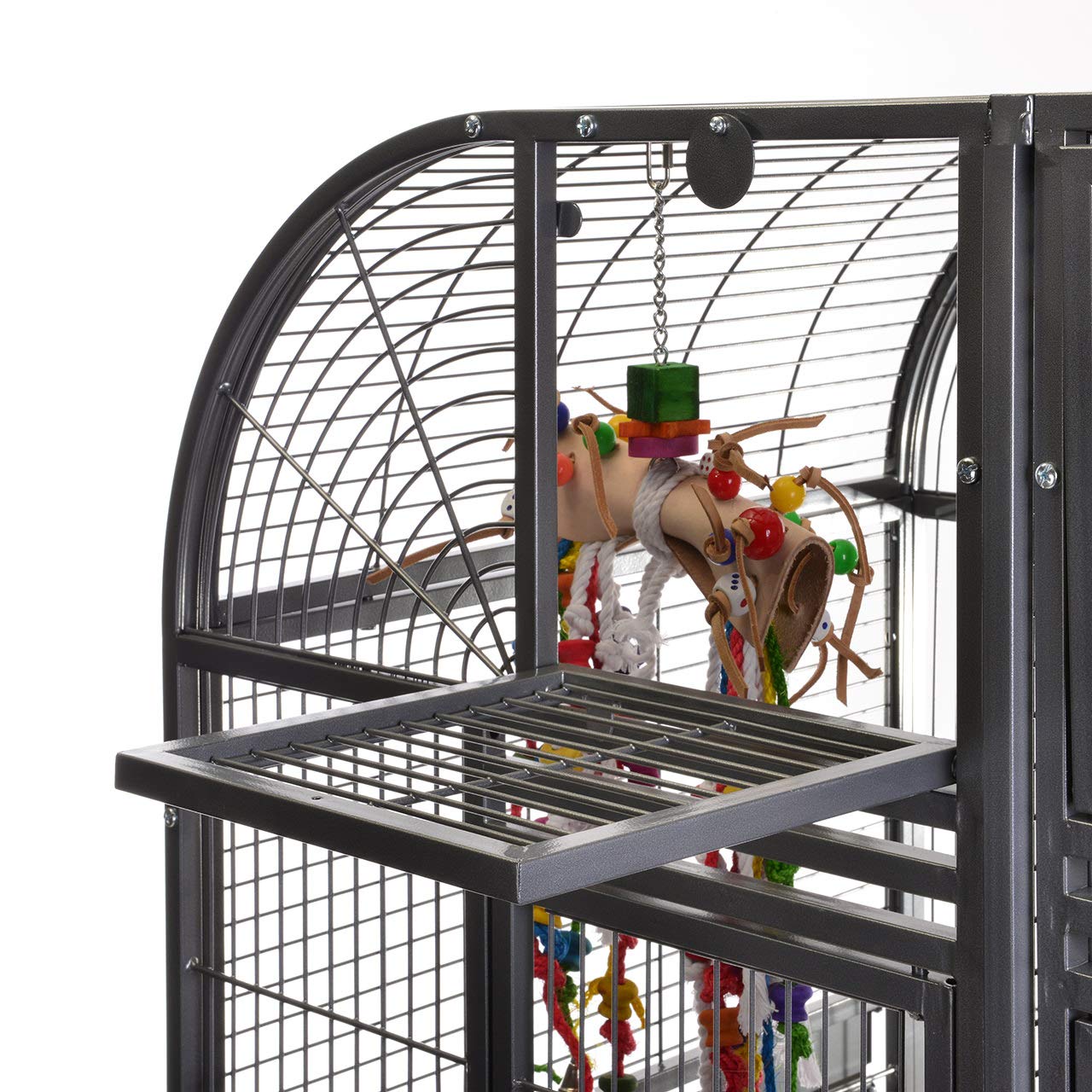 Montana Cages | Papageienkäfig Palace I - antik | XXL Voliere, Zimmervoliere, mit Trennwand für Papageien