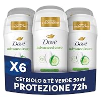 Dove Deodorante Stick Go Fresh Cetriolo e Tè Verde, Deodorante Antitraspirante