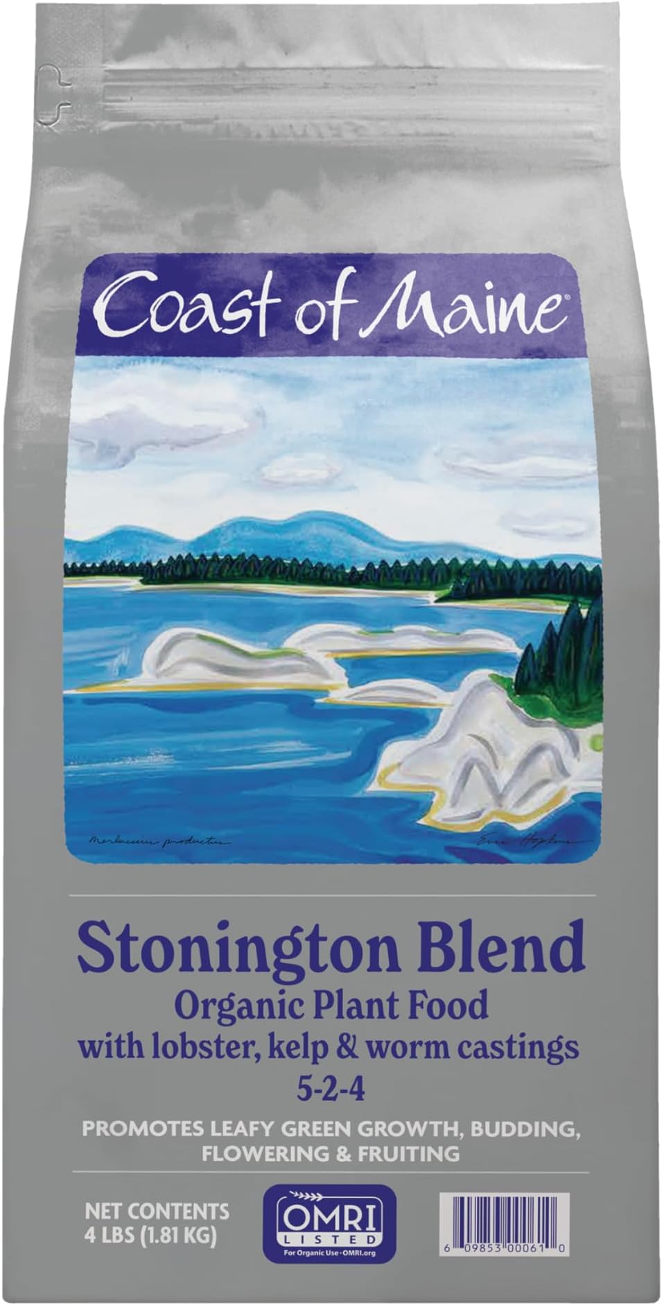 Coast of Maine Stonington Lobster & Kelp Plant Food, Organic Granular Fertilizer
